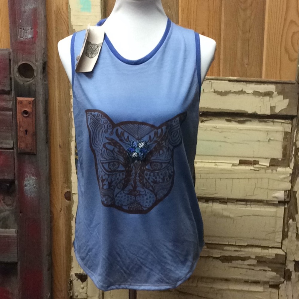 🏷SOLD-Fuego Azul Jaguar Tank
